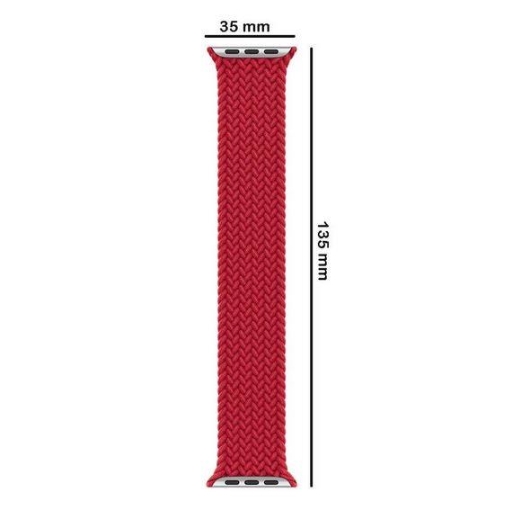 Apple Watch 1 2 3 4 5 6 7 8 Se Ultra Spor Loop Örgü Kordon L Beden 42/44/45mm - Gri 136717 - Gri