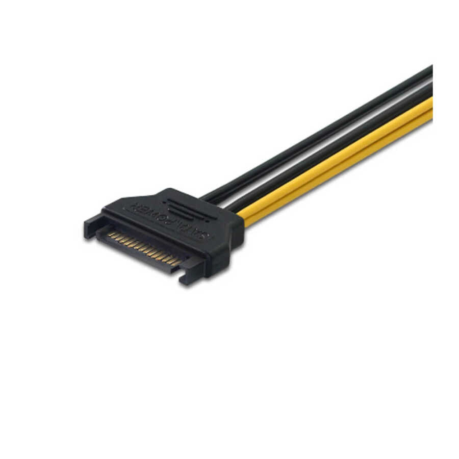 Sata to 6 Pin PCI-Express Ekran Kartı Power Çevirici Güç Kablosu
