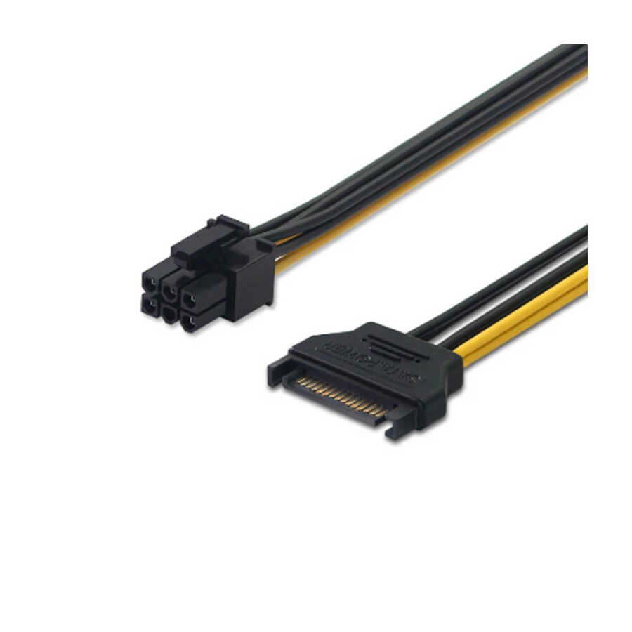 Sata to 6 Pin PCI-Express Ekran Kartı Power Çevirici Güç Kablosu