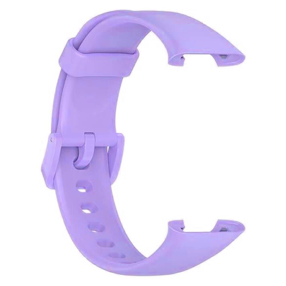 Xiaomi Mi Band 7 Pro Uyumlu Tpu Silikon Kordon Kayış - Klasik Model - Mor 02.Mor - PR6