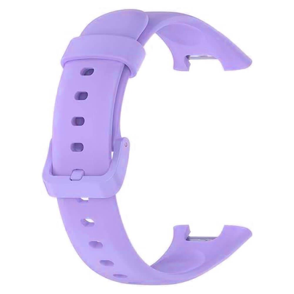 Xiaomi Mi Band 7 Pro Uyumlu Tpu Silikon Kordon Kayış - Klasik Model - Mor 02.Mor - PR6