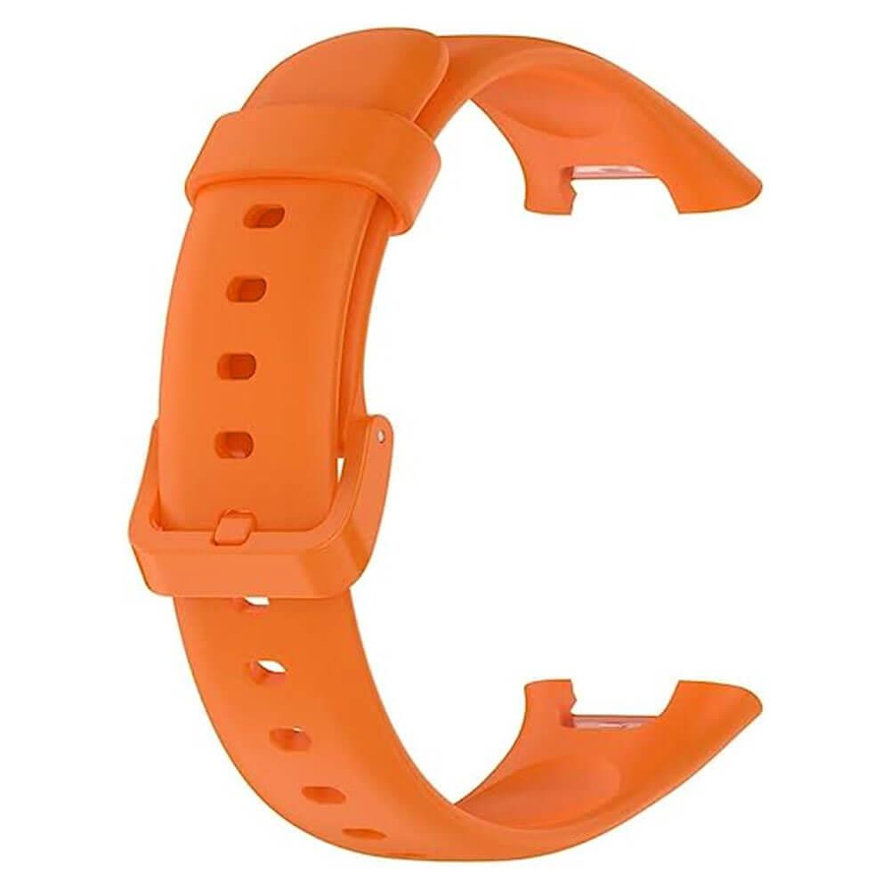 Xiaomi Mi Band 7 Pro Uyumlu Tpu Silikon Kordon Kayış - Klasik Model - Turuncu 09.Turuncu - PR6