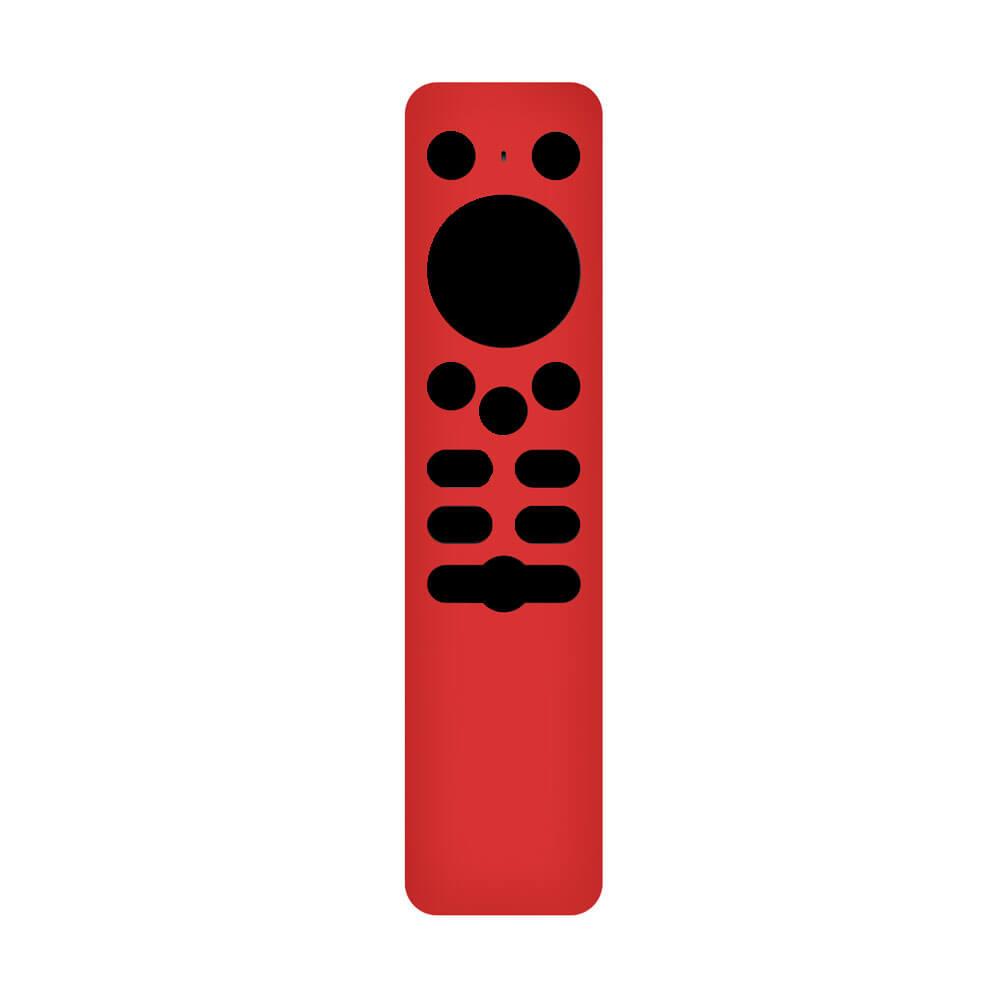 Realme 4k Tv Stick Uyumlu Uzaktan Kumanda Kılıfı - Silikon Koruyucu Kılıf - Kırmızı