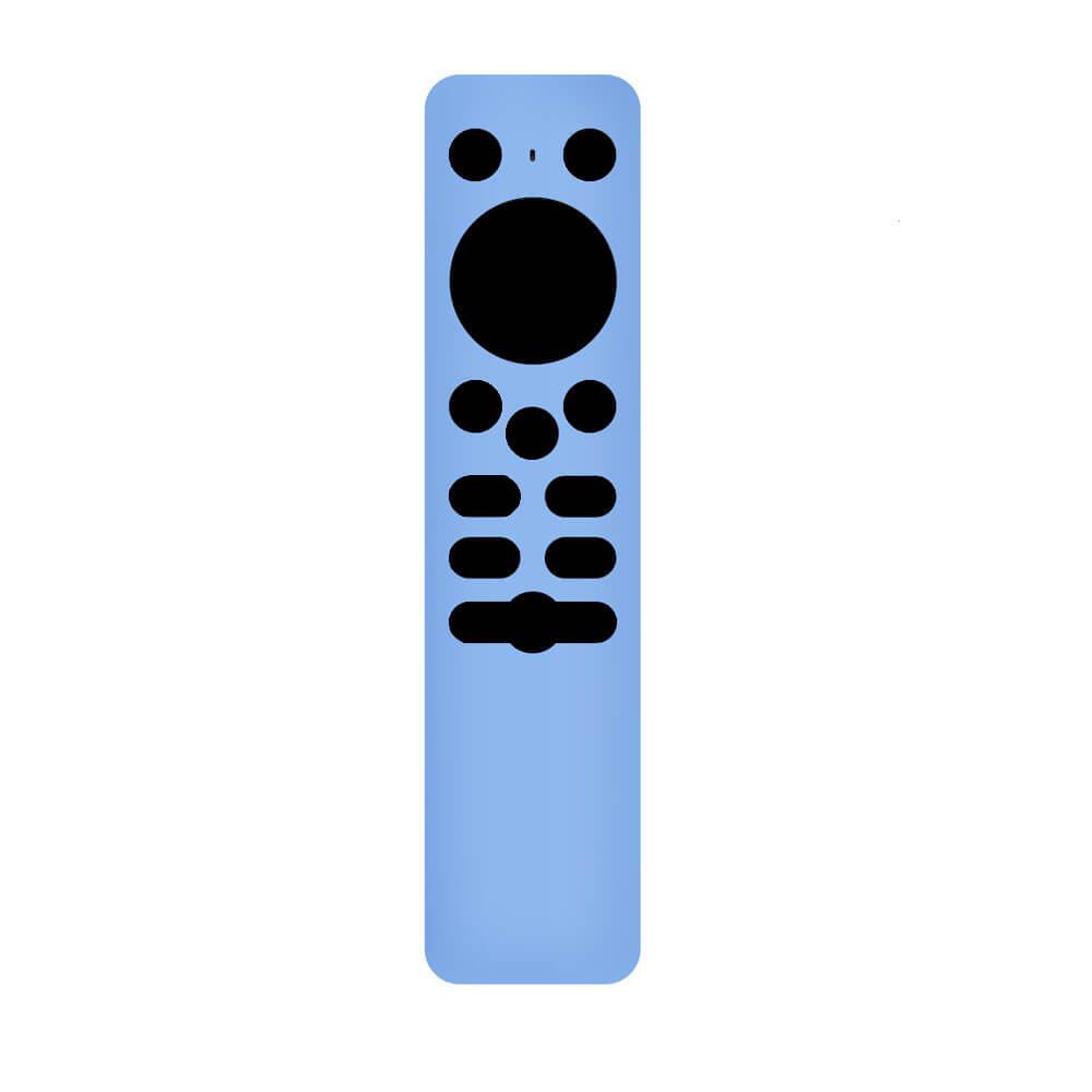 Realme 4k Tv Stick Uyumlu Uzaktan Kumanda Kılıfı - Silikon Koruyucu Kılıf - Açık Mavi