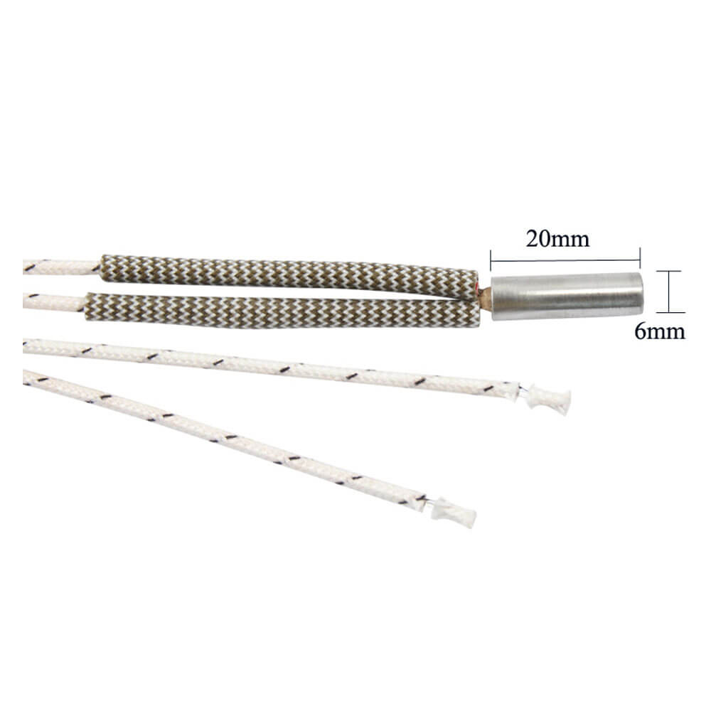 Koodmax 24v 50w 3d Printer Extruder Isıtıcı Fişek Creality Uyumlu 1 M