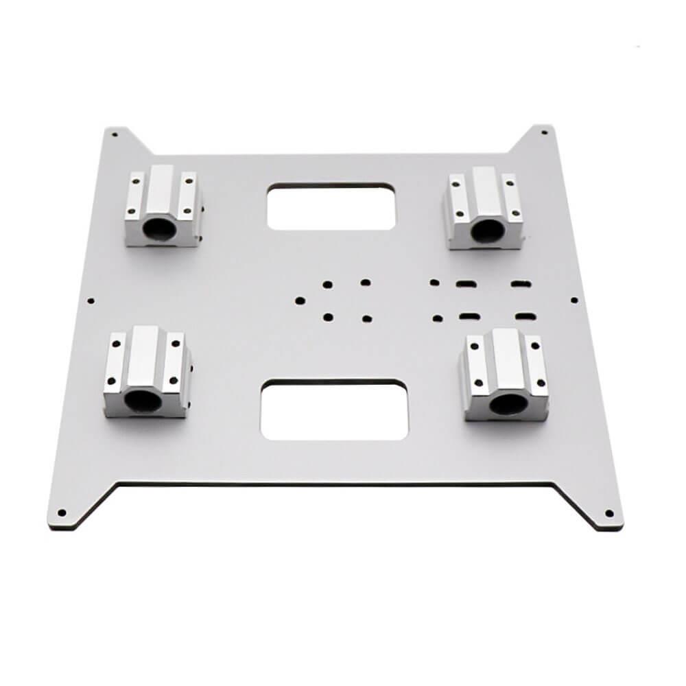 3D Baskı Y Ekseni Sıcak Yatak Destek Plakası 220x220mm + 4 adet Sc8uu Kaydırıcı