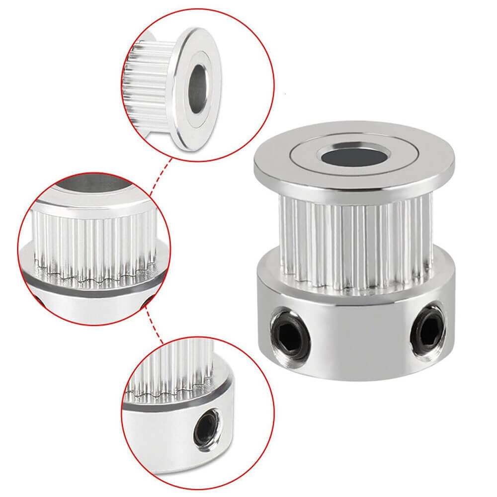 Koodmax Gt2 20x16 Diş 4mm Alüminyum Alaşım Dişli Senkron Zamanlama Kayışı Kasnağı