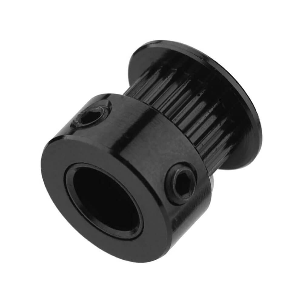 Gt2 20 Diş 8mm Alüminyum Alaşım Dişli Senkron Zamanlama Kayışı Kasnağı - Siyah - GD192