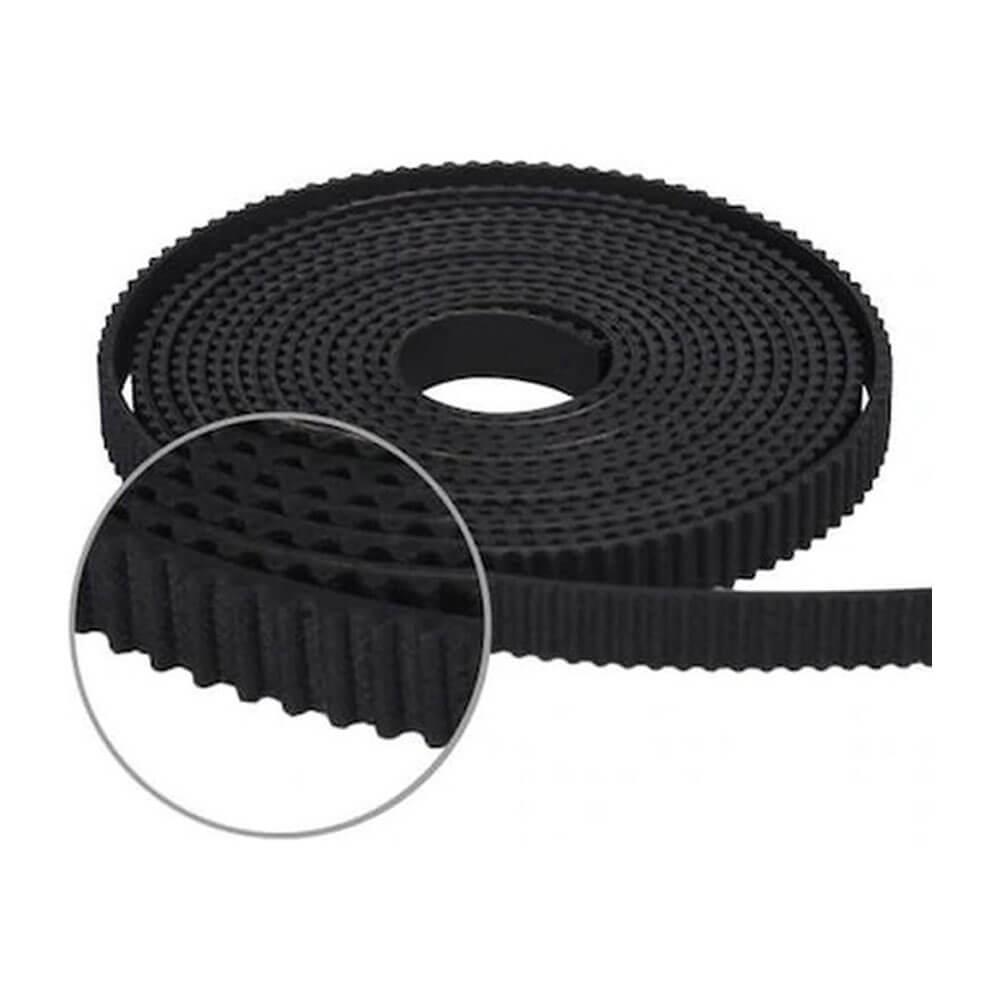3D Yazıcı GT2 6mm Transmisyon Kayışı Kauçuk Triger Kayışı - 1m