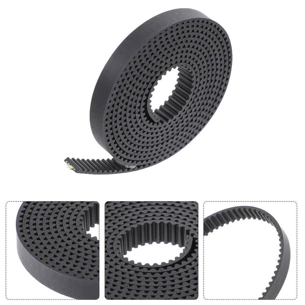 3D Yazıcı GT2 6mm Transmisyon Kayışı Kauçuk Triger Kayışı - 10m