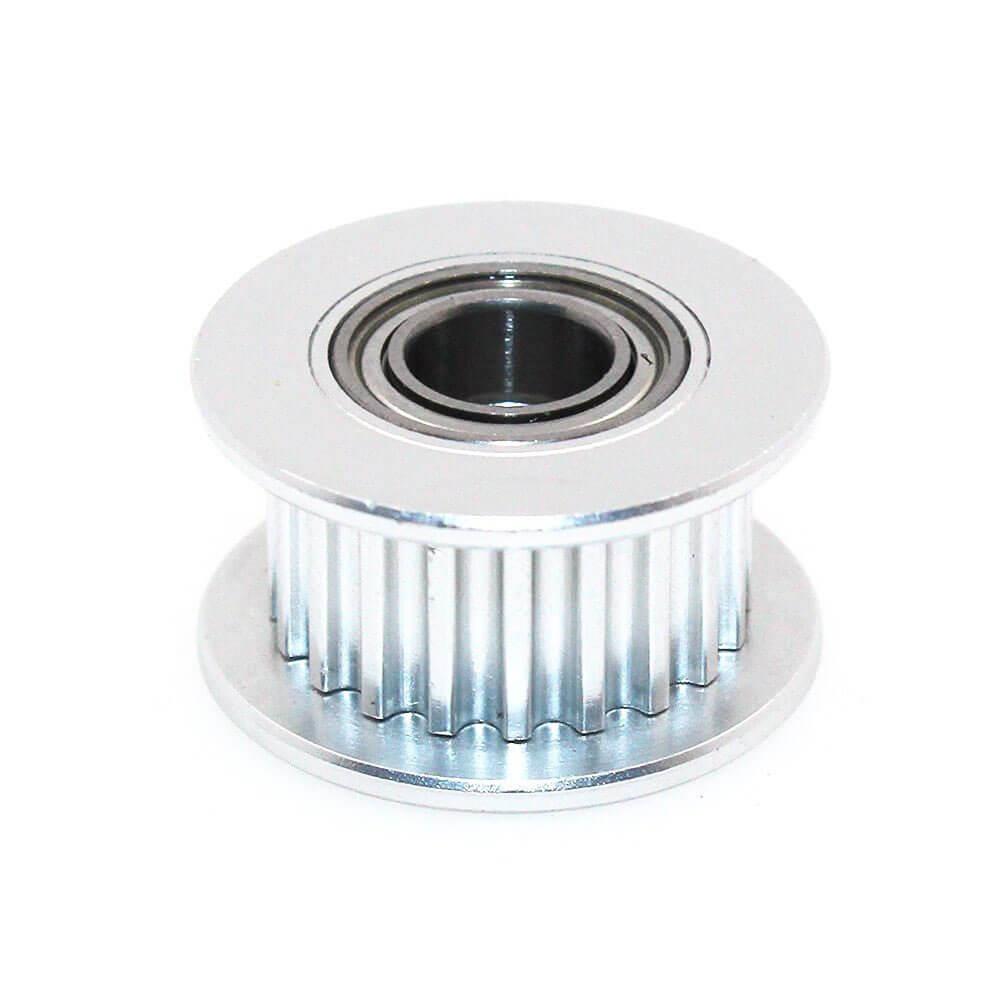 3D Yazıcı Gt2 20 Diş Avare H Tipi Kasnak Vida Deliği 5mm Kayış 6mm Rulmanlı - GD211