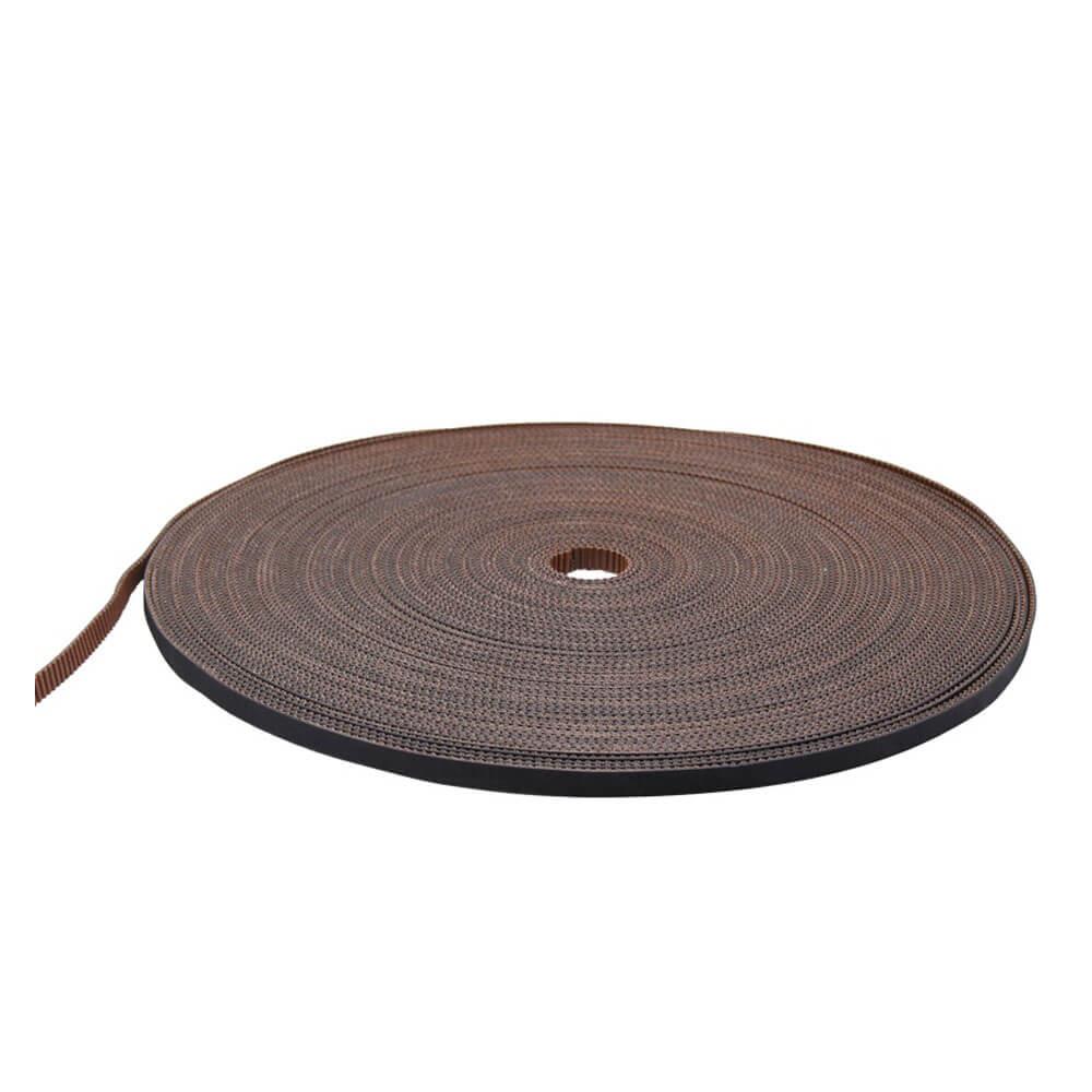 3D Yazıcı GT2 6mm Transmisyon Kayışı Kauçuk Kaymaz Yüzey Triger Kayışı - 1m - GD213