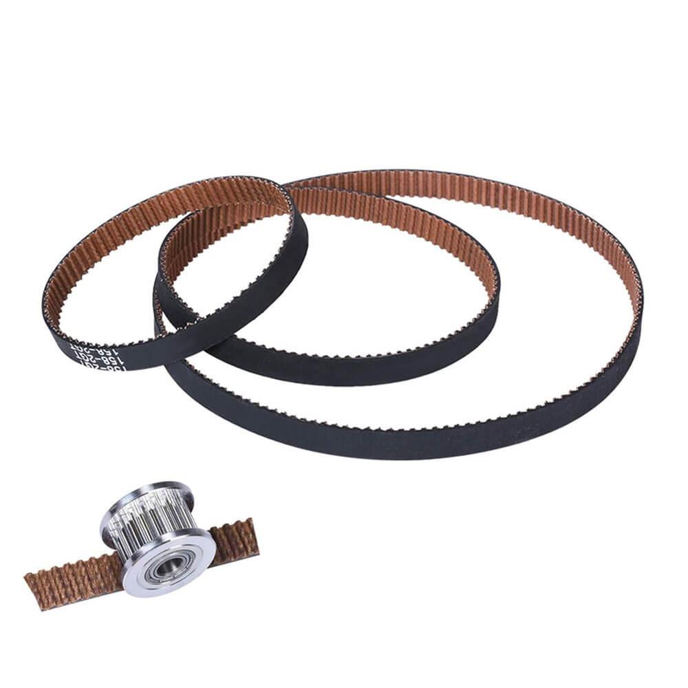 3D Yazıcı GT2 6mm Transmisyon Kayışı Kauçuk Kaymaz Yüzey Triger Kayışı - 1m - GD213