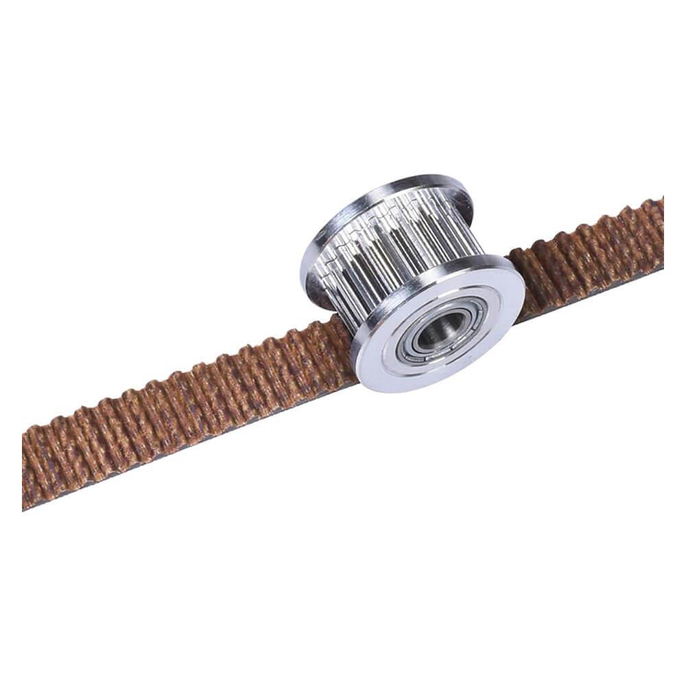 3D Yazıcı GT2 6mm Transmisyon Kayışı Kauçuk Kaymaz Yüzey Triger Kayışı - 1m - GD213