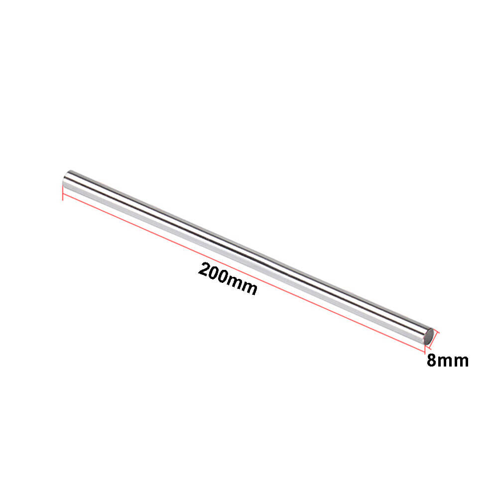 3D Yazıcı Parçaları Pürüzsüz Mil Çubuk Optik Eksen 200x8mm