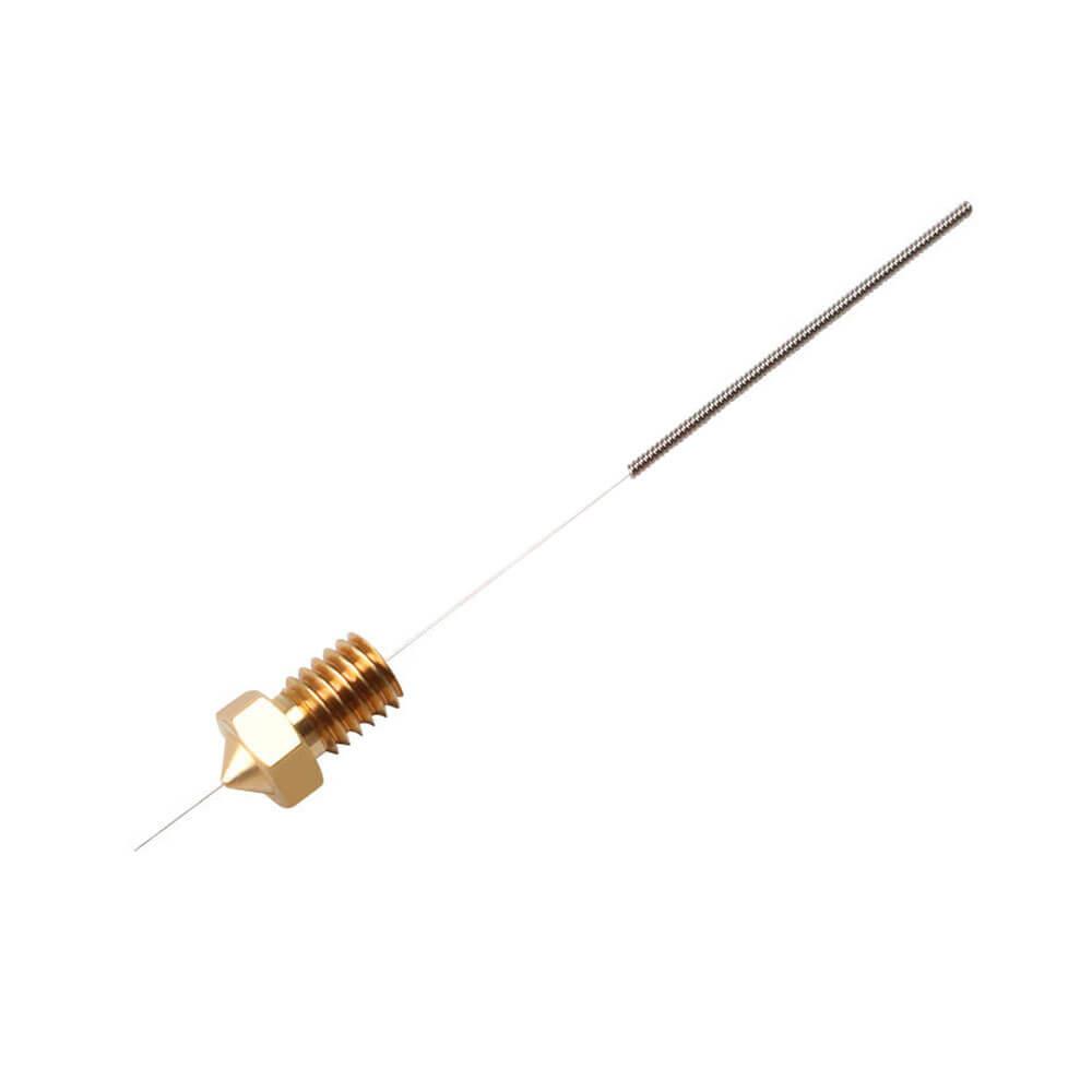 3D Yazıcı 0.3mm Nozzle Temizleme İğnesi Paslanmaz Çelik - 5 Adet