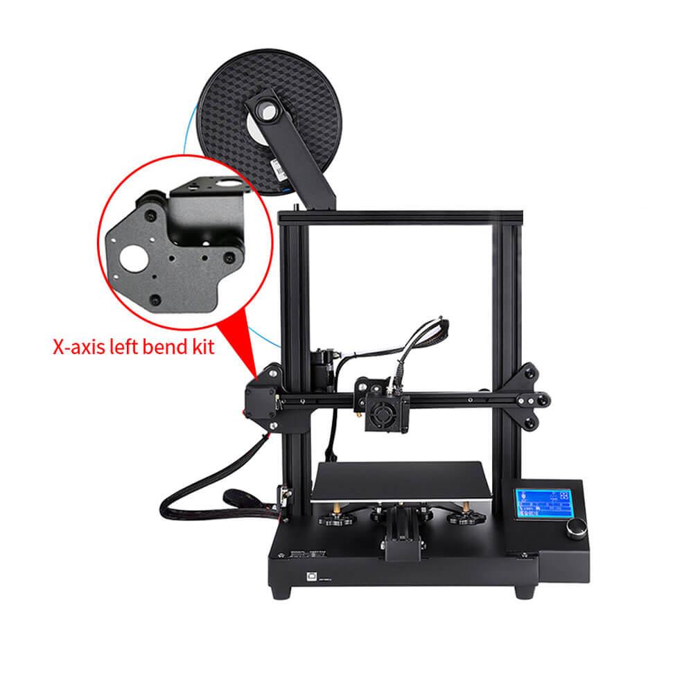3D Yazıcı Creality CR-10 S4/S5 X Eksen Sol Motor Montajı Sac Braketi