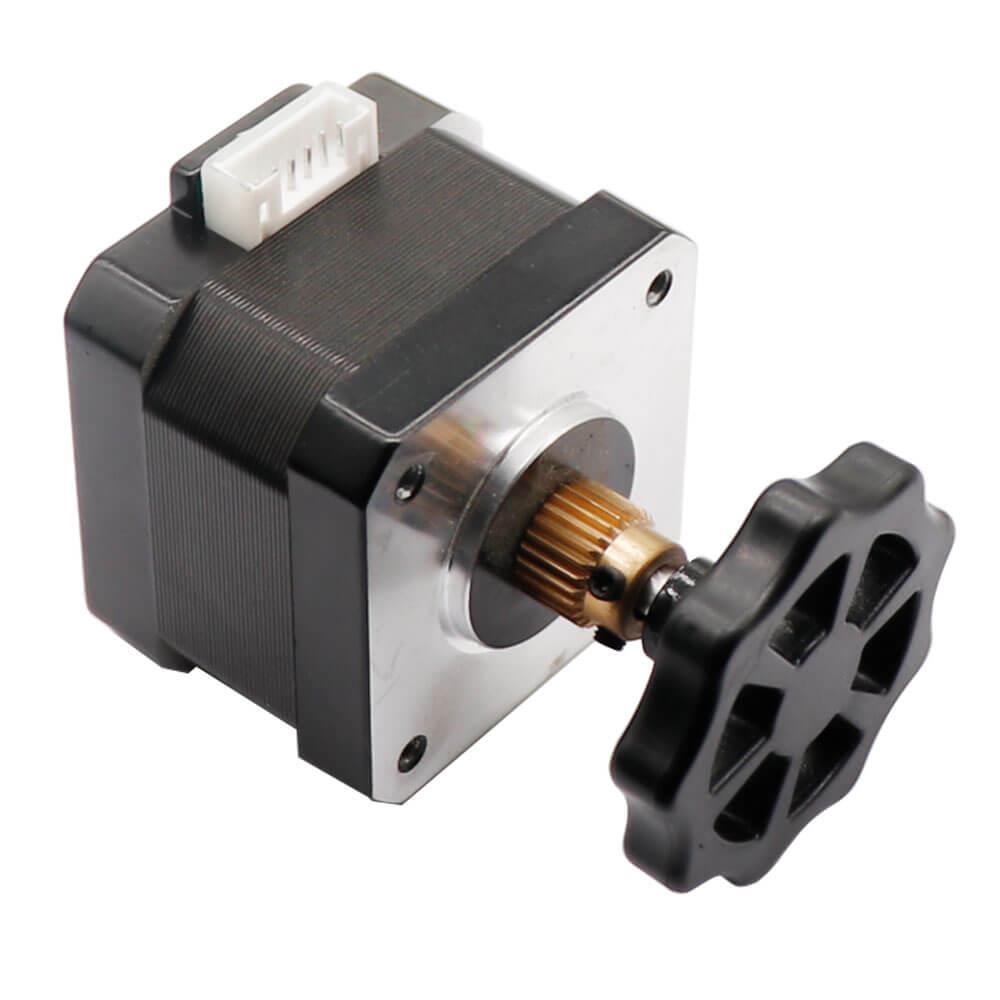 3D Yazıcı Ekstrüder 42 Step Motor Topuzu El Çarkı - GD300