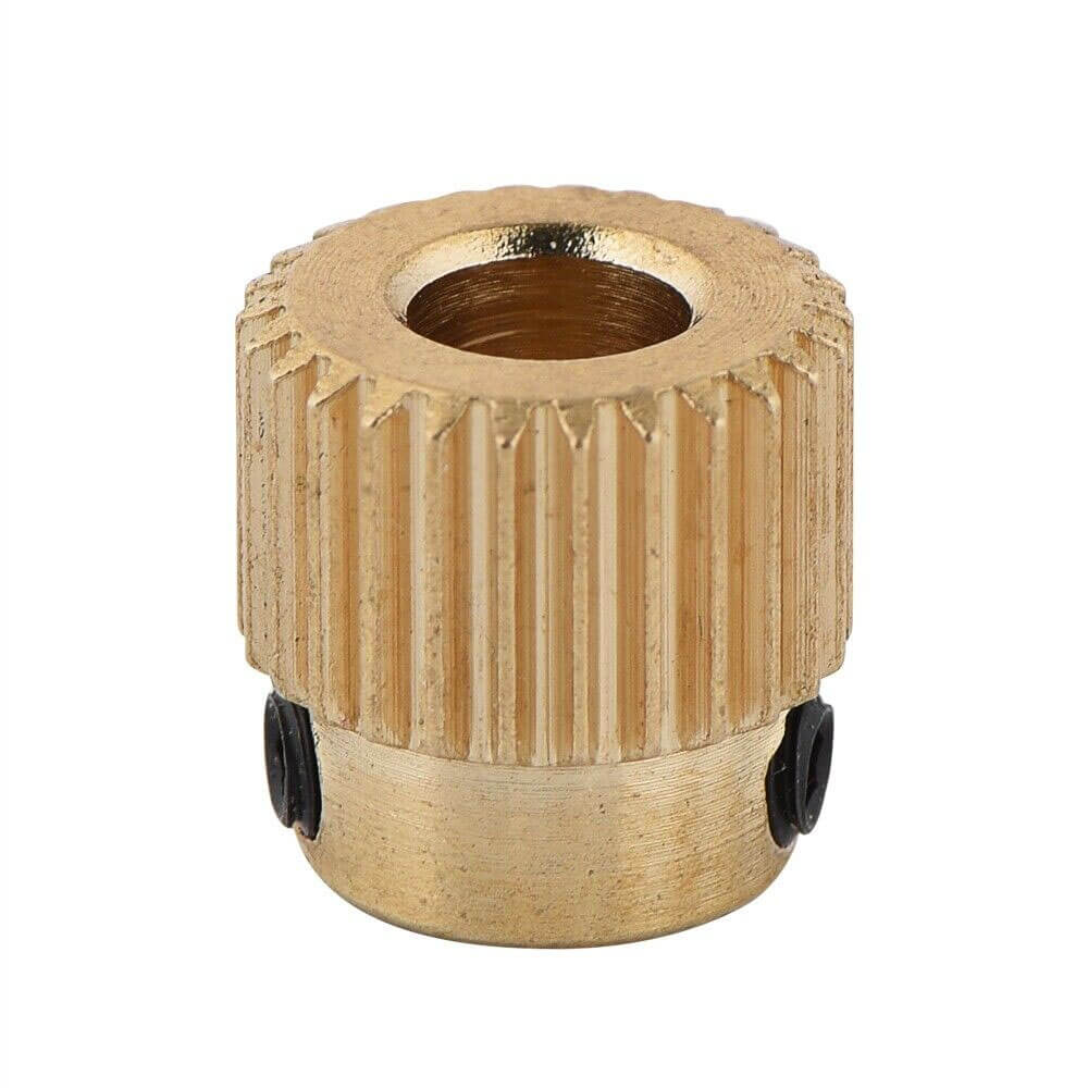 Mk8 Extruder 20 Diş-5mm Pirinç Özel Tel Besleme Ekstrüzyon Tekerleği Dişlisi - GD297