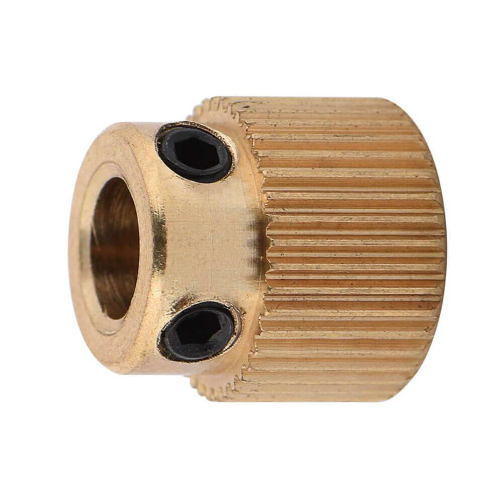Mk8 Extruder 20 Diş-5mm Pirinç Özel Tel Besleme Ekstrüzyon Tekerleği Dişlisi - GD297