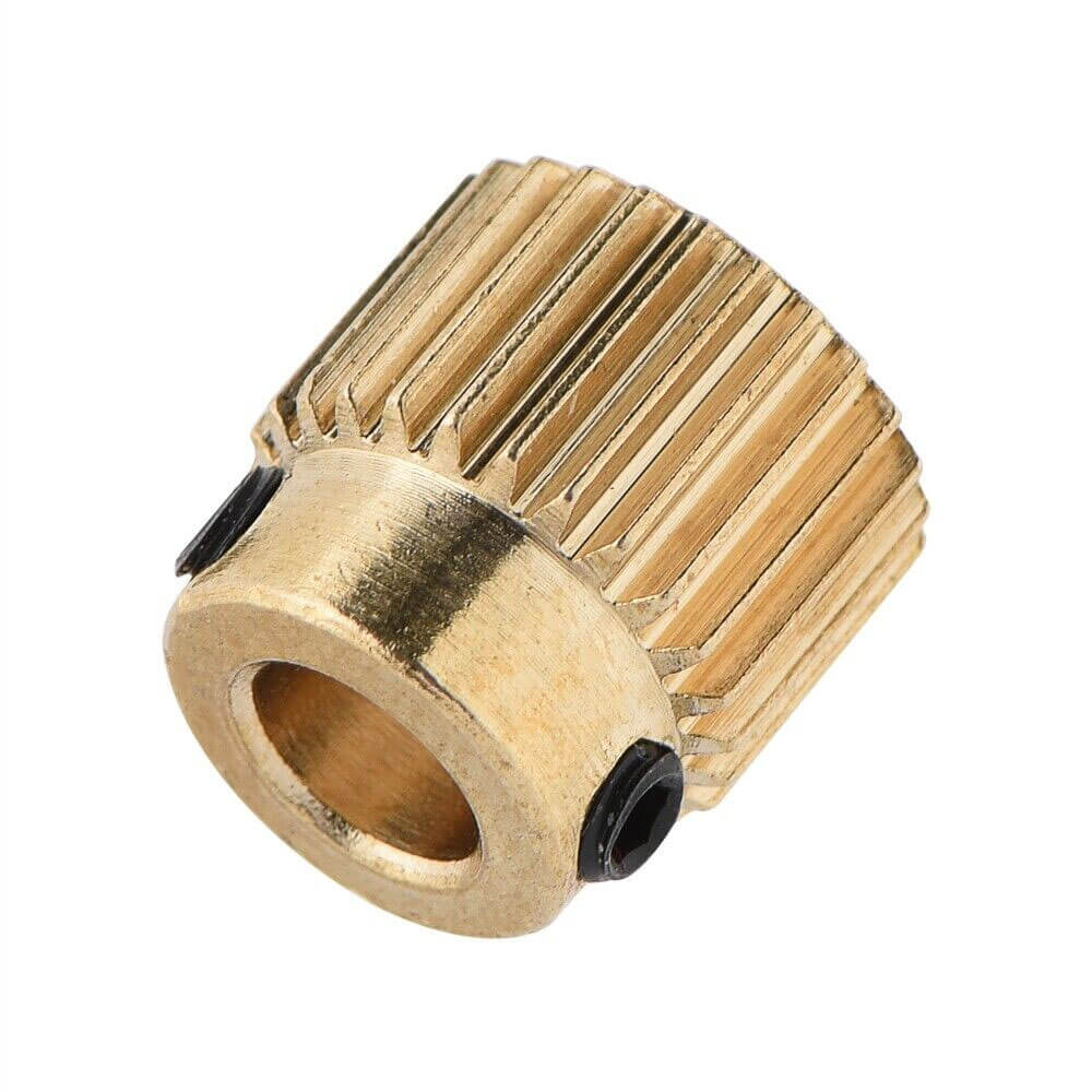 Mk8 Extruder 20 Diş-5mm Pirinç Özel Tel Besleme Ekstrüzyon Tekerleği Dişlisi - GD297