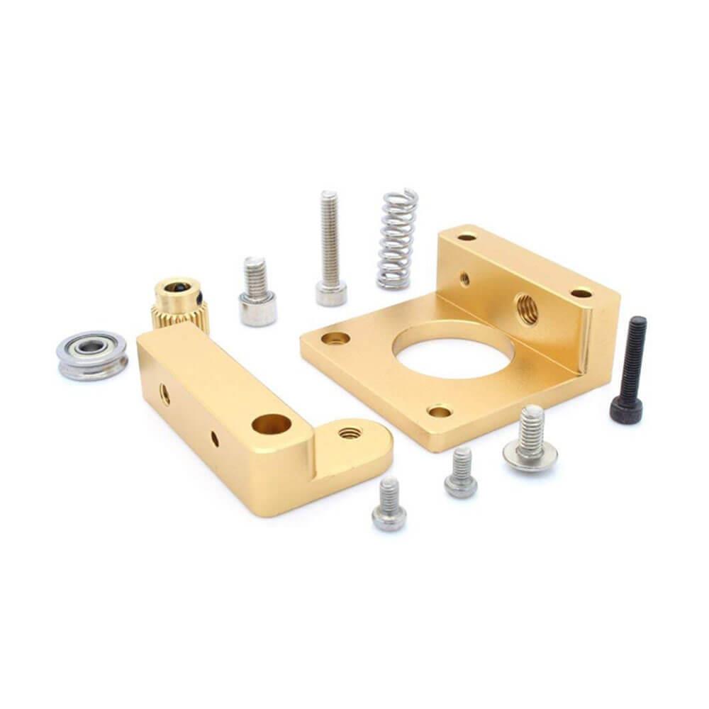 3D Yazıcı Alüminyum Blok 1.75 mm Ekstrüder Braketi MK8 Montaj Bloğu Sağ El Kısa - GD306