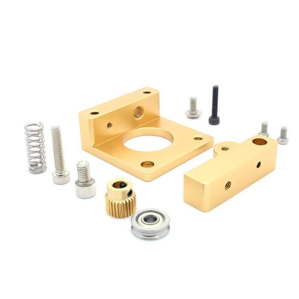 3D Yazıcı Alüminyum Blok 1.75 mm Ekstrüder Braketi MK8 Montaj Bloğu Sağ El Kısa - GD306