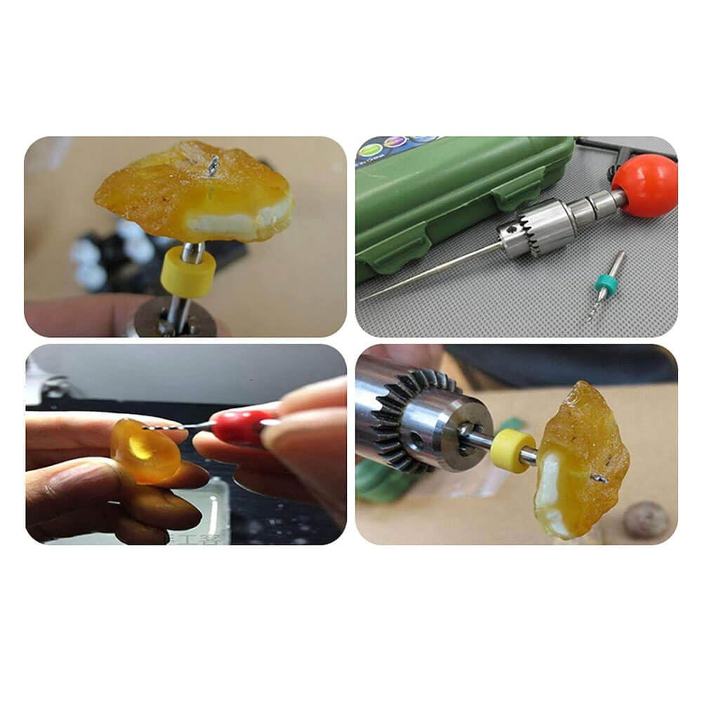 10 Adet 3d Yazıcı Micro Matkap Ucu Çelik Set 0.2-1.2mm Karbür Nozzle Temizleme İğnesi Kutulu