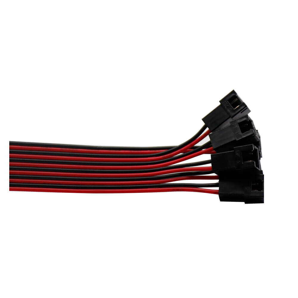 3D Yazıcı Soğutma Fanı Uzatma Kablosu 2Pin XH2.54 Erkek-Dişi DuPont Kablo 1 Metre