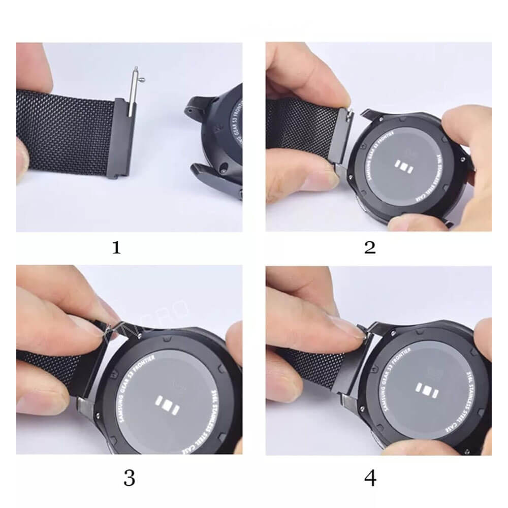 Paslanmaz Çelik Yaylı Otomatik Boynuzlu Kol Saati Kordon Bağlantı Pimi Susta - 1.5mm 13mm - Pims1