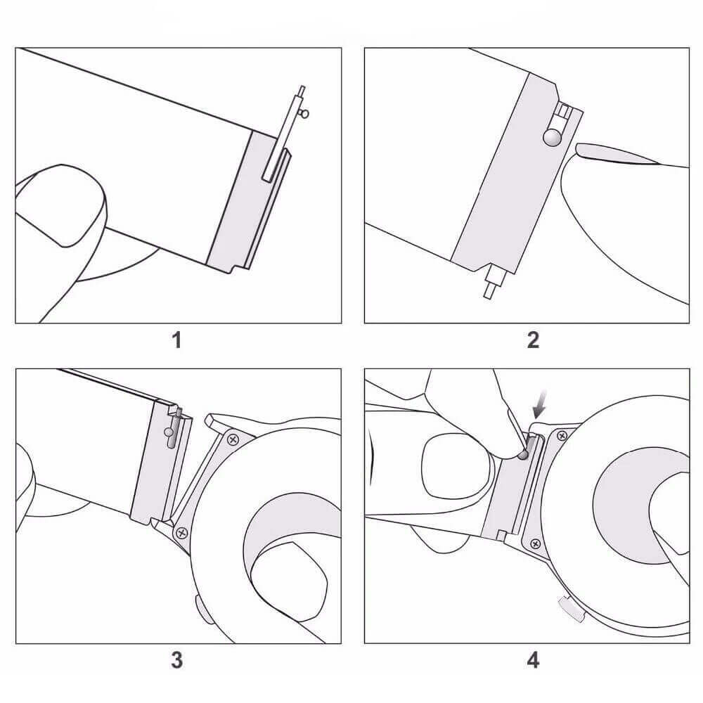 Paslanmaz Çelik Yaylı Otomatik Boynuzlu Kol Saati Kordon Bağlantı Pimi Susta - 1.8mm 15mm - Pims2