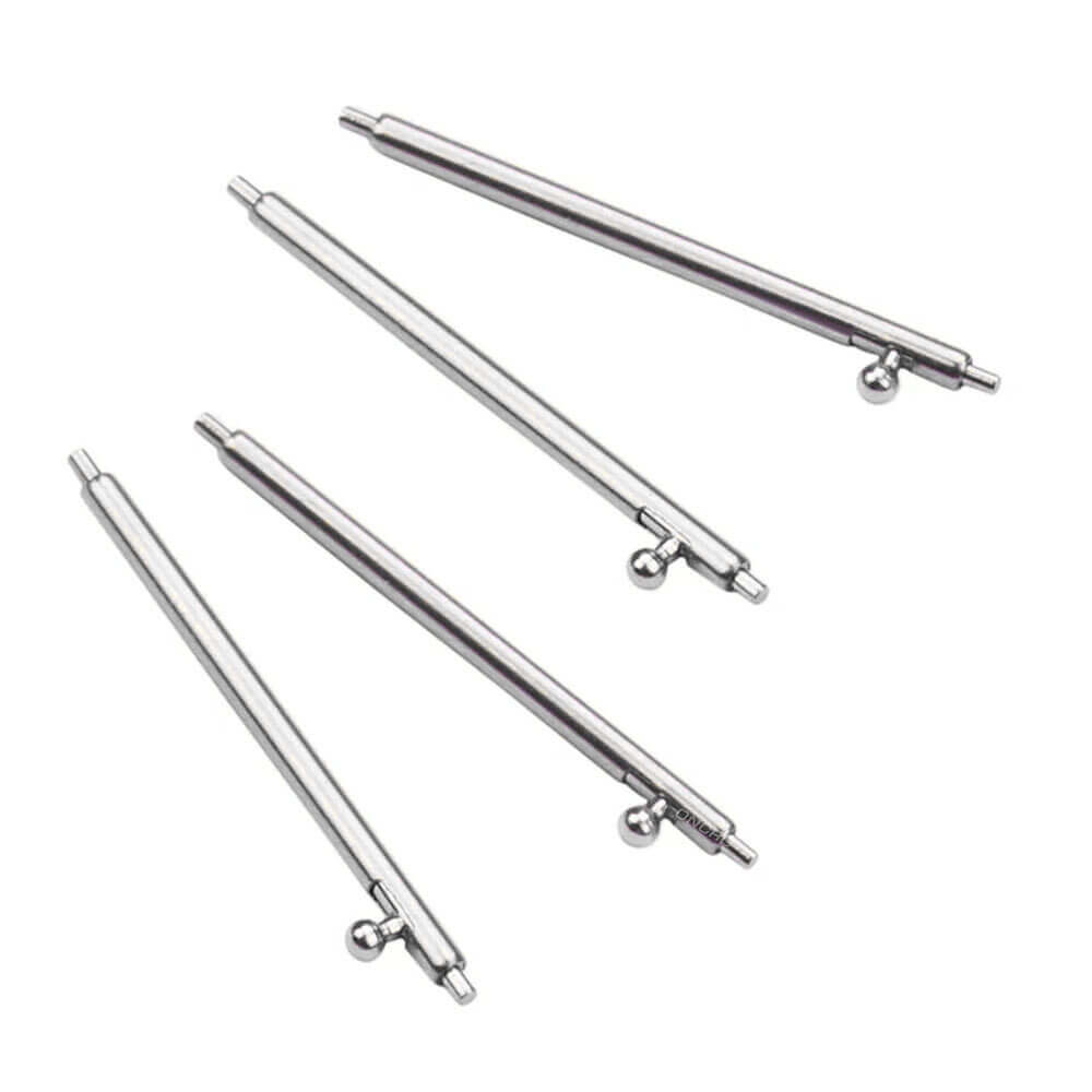 Paslanmaz Çelik Yaylı Otomatik Boynuzlu Kol Saati Kordon Bağlantı Pimi Susta - 1.8mm 24mm - Pims2