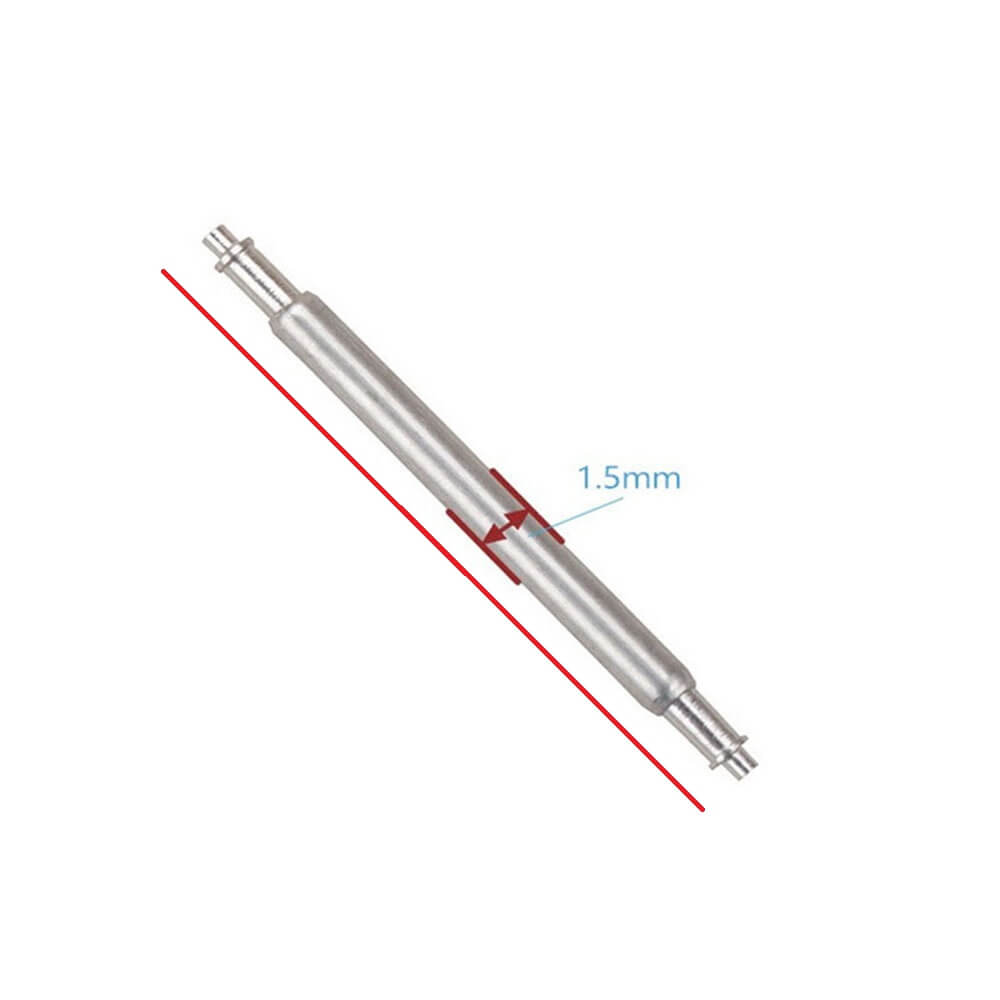 Paslanmaz Çelik Yaylı Kol Saati Kordon Pimi Susta - 1.3mm 14mm - Pims4