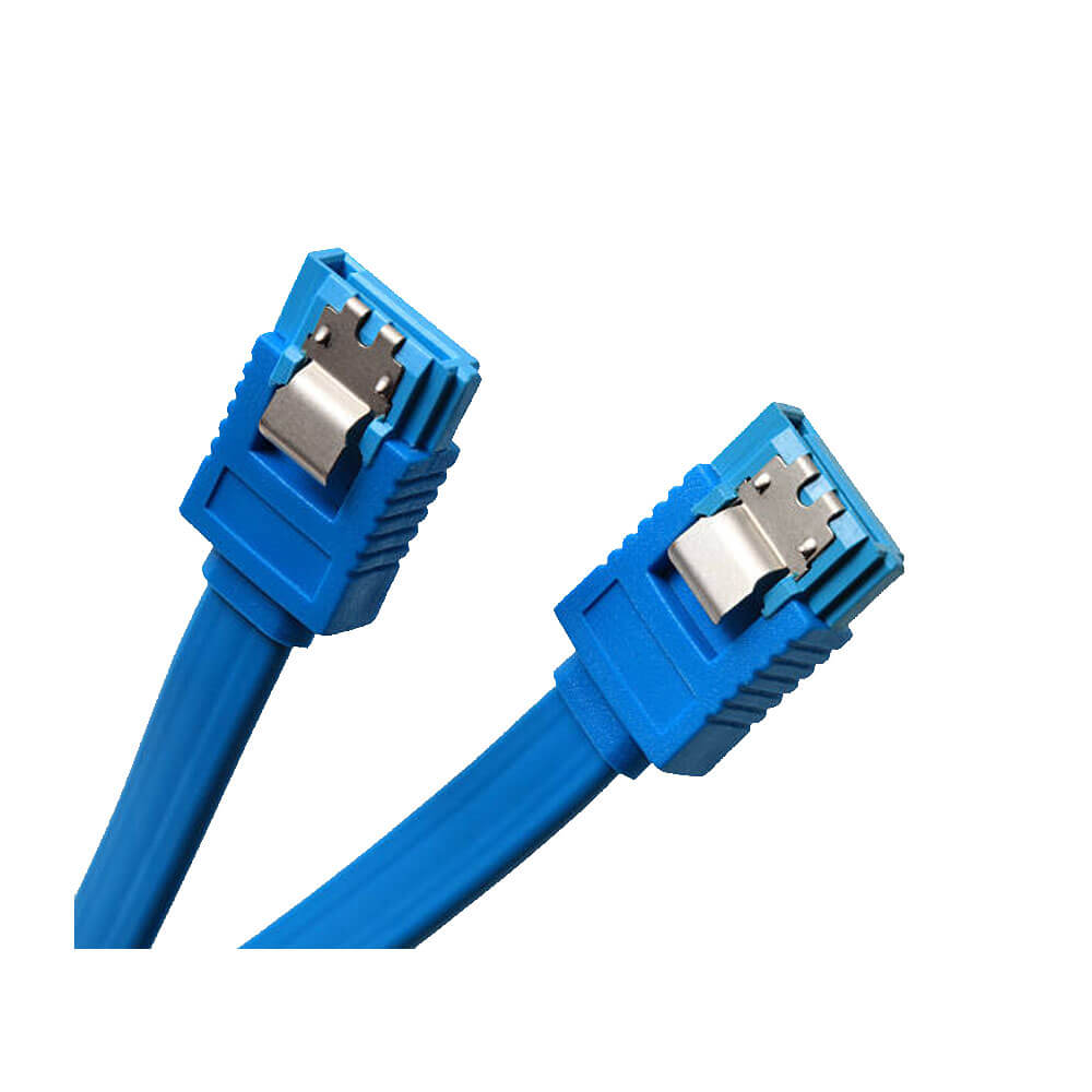 Koodmax Sata 3.0 Data Kablosu Mavi - Sata 3.0 L Tipi Veri Kablo - 2 Adet - 41.5 cm
