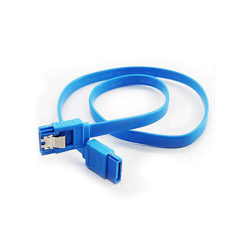 Koodmax Sata 3.0 Data Kablosu Mavi - Sata 3.0 L Tipi Veri Kablo - 2 Adet - 41.5 cm