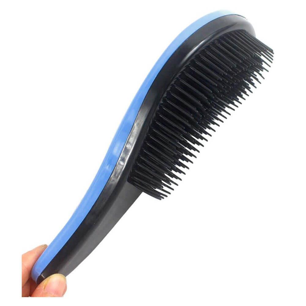 Koodmax Oval Dolaşık Önleyici Saç Fırçası - Saç Açıcı Tarak - Mavi - TR1