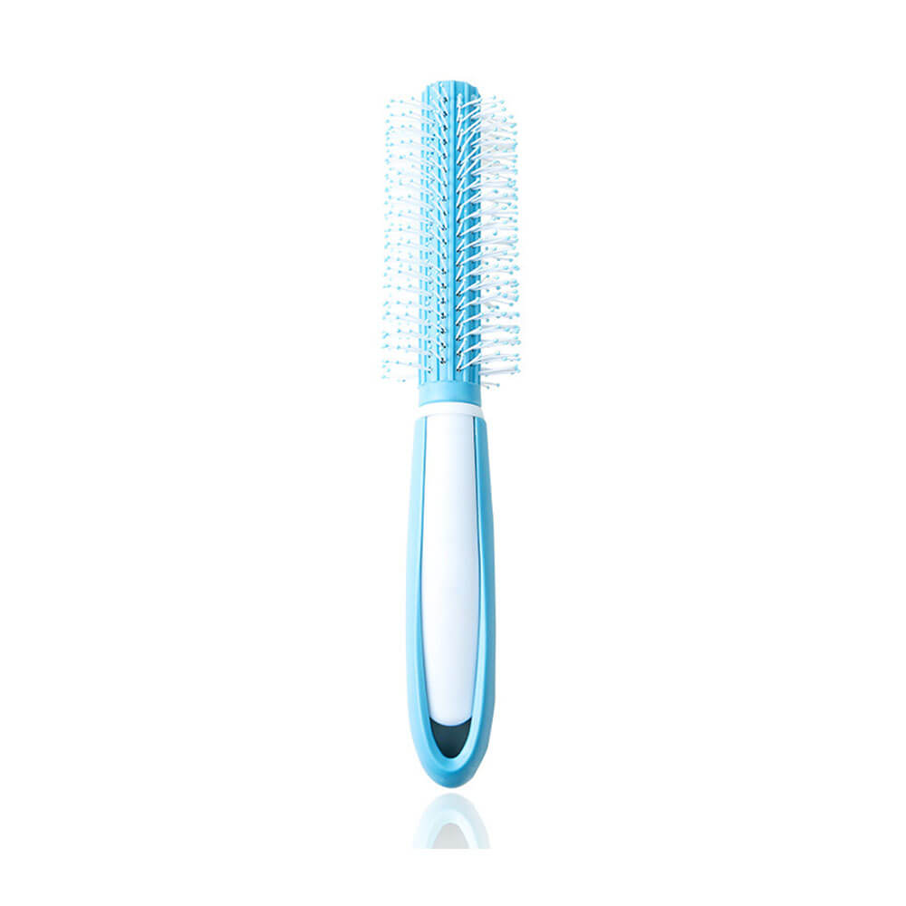 Koodmax Fön Fırçası Saç Kıvırma Tarama Şekillendirme Tarağı - Mavi - TR10