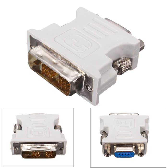 18+1 DVI to VGA Çevirici Dönüştürücü Dvi-D Single Link to Vga