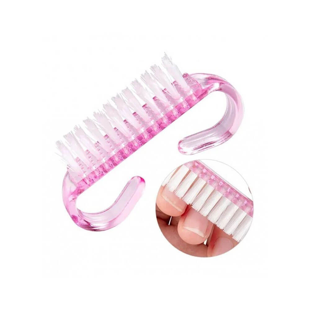 Koodmax Mini Tırnak Temizleme Fırçası Tırnak Toz Temizleme Fırçası - Pembe - NF15