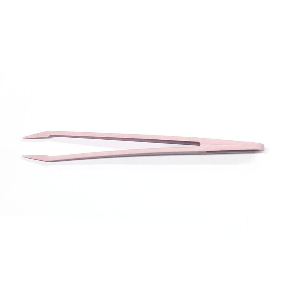 Koodmax Hassas Elektronik ve El Sanatları Tamir Cımbızı Sert Plastik 12cm Düz Cımbız Pembe - TW1