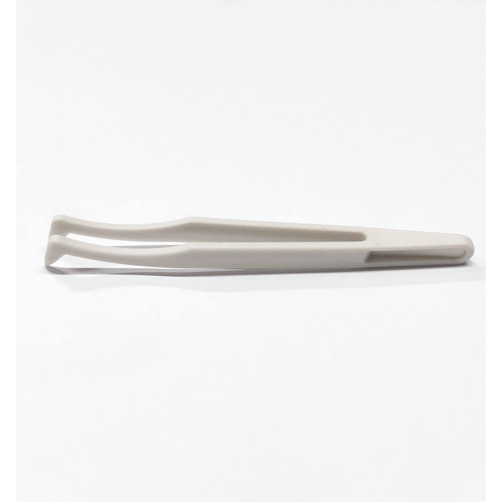 Koodmax Hassas Elektronik ve El Sanatları Tamir Cımbızı Sert Plastik 11.5cm Dirsek Cımbız Beyaz- TW2