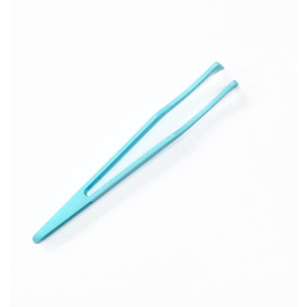 Koodmax Hassas Elektronik ve El Sanatları Tamir Cımbızı Sert Plastik 11.5cm Dirsek Cımbız Mavi - TW2