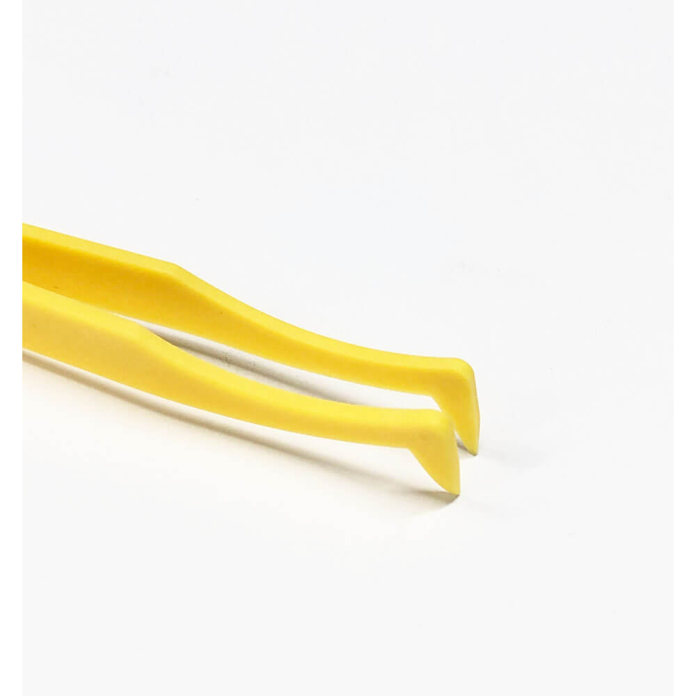 Koodmax Hassas Elektronik ve El Sanatları Tamir Cımbızı Sert Plastik 11.5cm Dirsek Cımbız Sarı- TW2