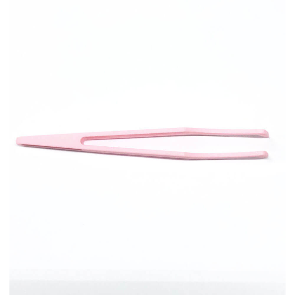 Koodmax Hassas Elektronik ve El Sanatları Tamir Cımbızı Sert Plastik 11.5cm Dirsek Cımbız Pembe- TW2