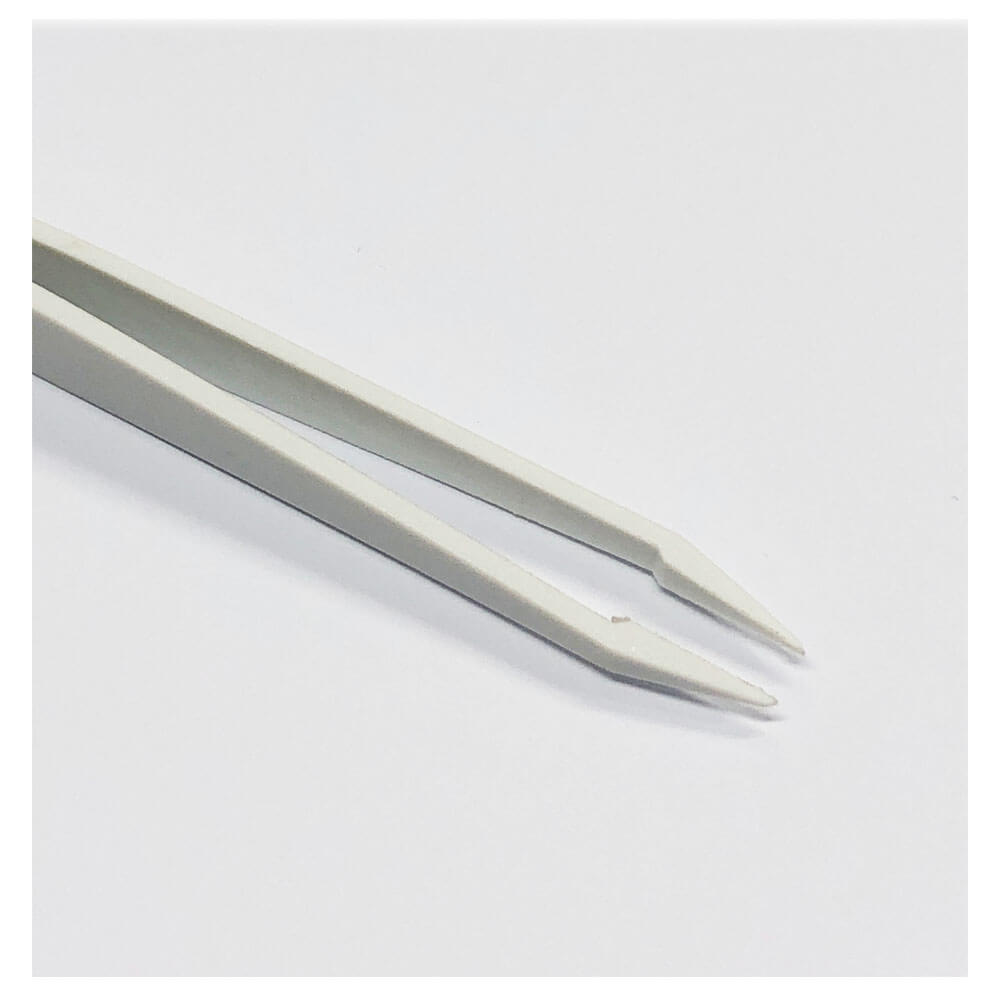 Koodmax Hassas Elektronik ve El Sanatları Tamir Cımbızı Sert Plastik 11cm Düz Cımbız Beyaz - TW4