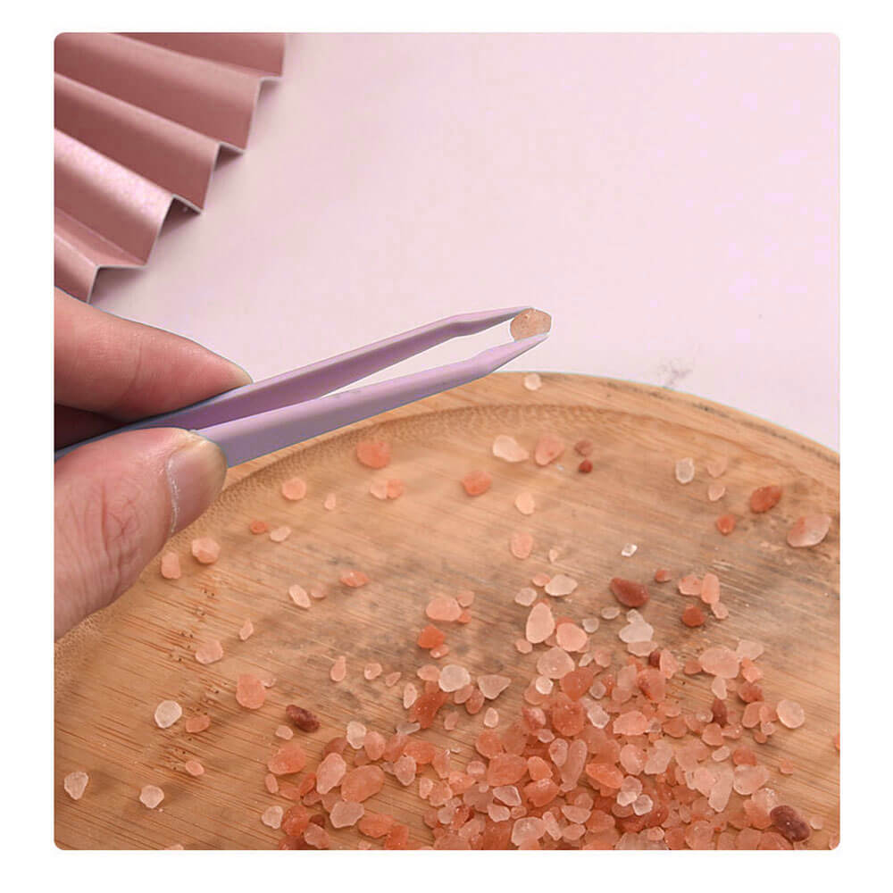 Koodmax Hassas Elektronik ve El Sanatları Tamir Cımbızı Sert Plastik 6cm Düz Cımbız Pembe - TW7