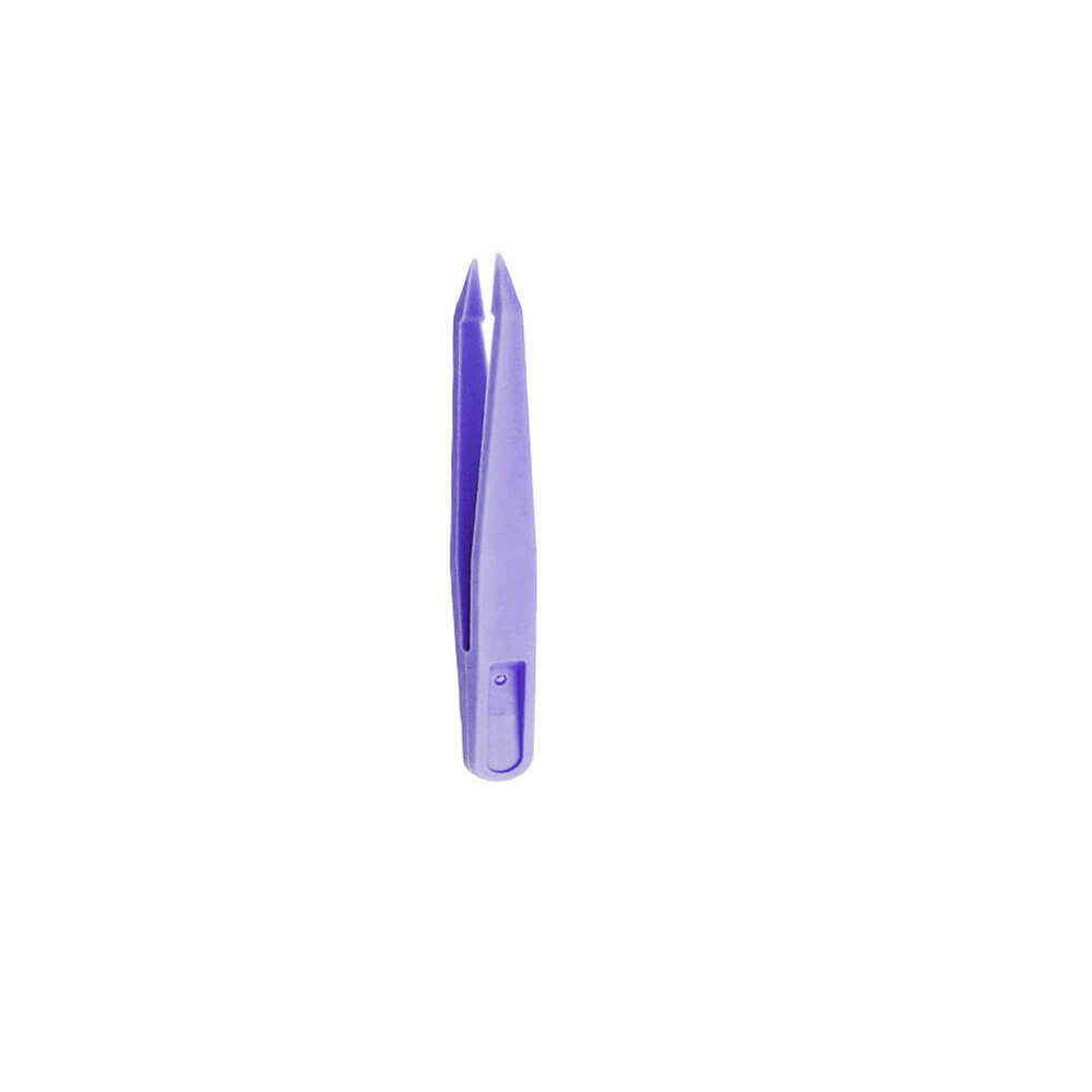 Koodmax Hassas Elektronik ve El Sanatları Tamir Cımbızı Sert Plastik 6cm Düz Cımbız Mor - TW7