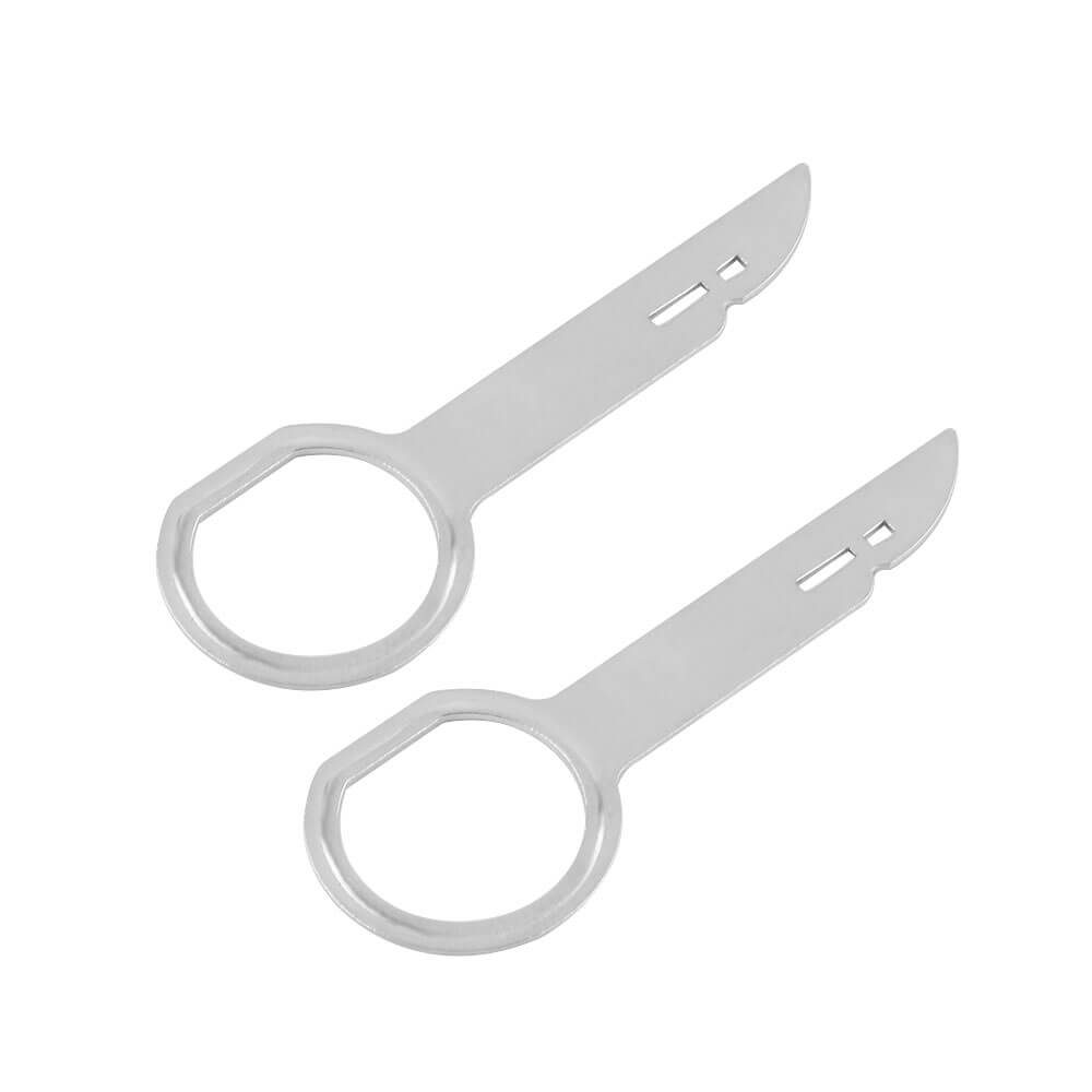 Koodmax Araba Radyo Oto Teyb CD Çalar Sökme Çıkartma Aparatı Metal-CR1