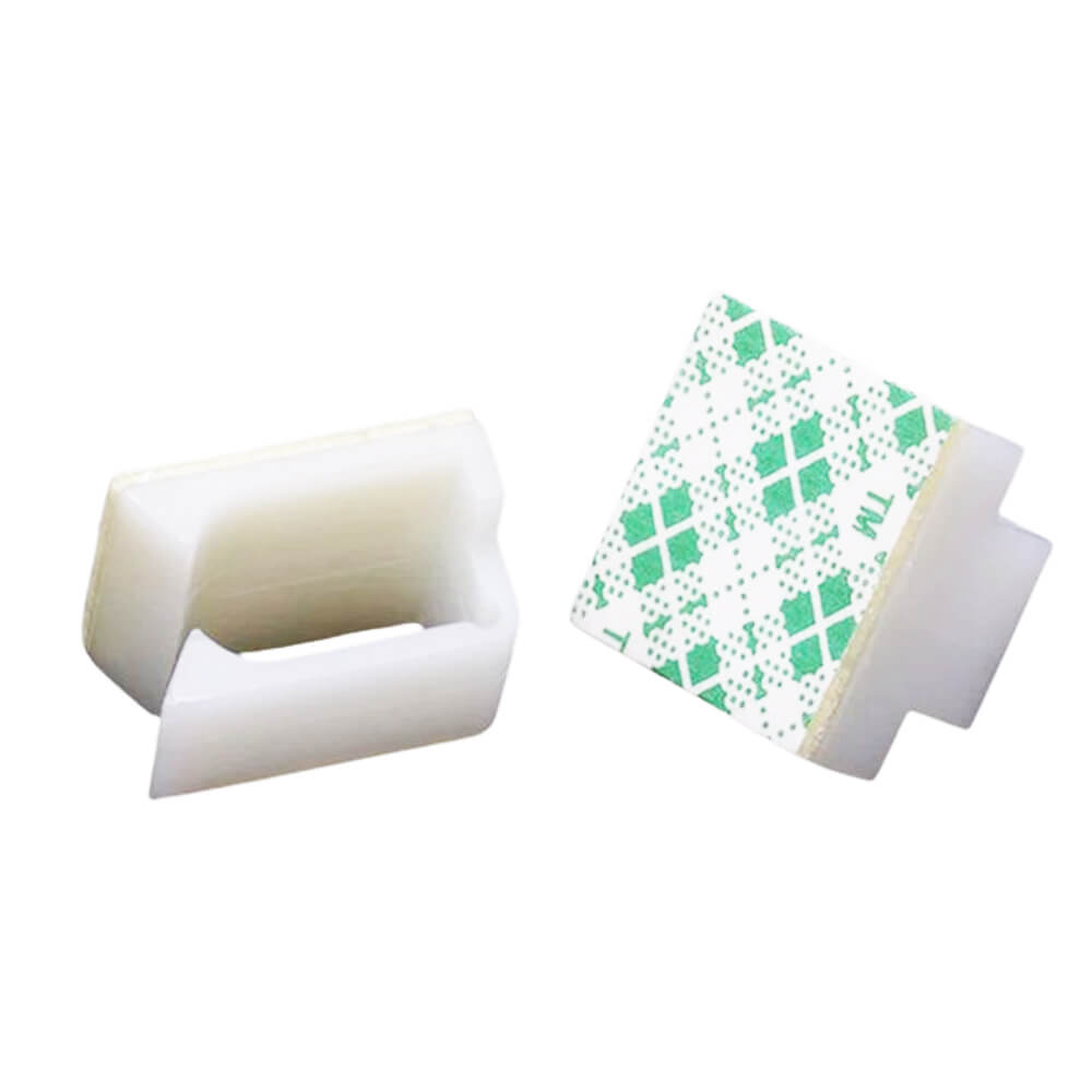 WCL-1206 Kablo Sabitleme Kelepçesi Klipsi-Yapışkanlı Duvar Kablo Tutucu 16x15,7x10mm - Şeffaf –KA25