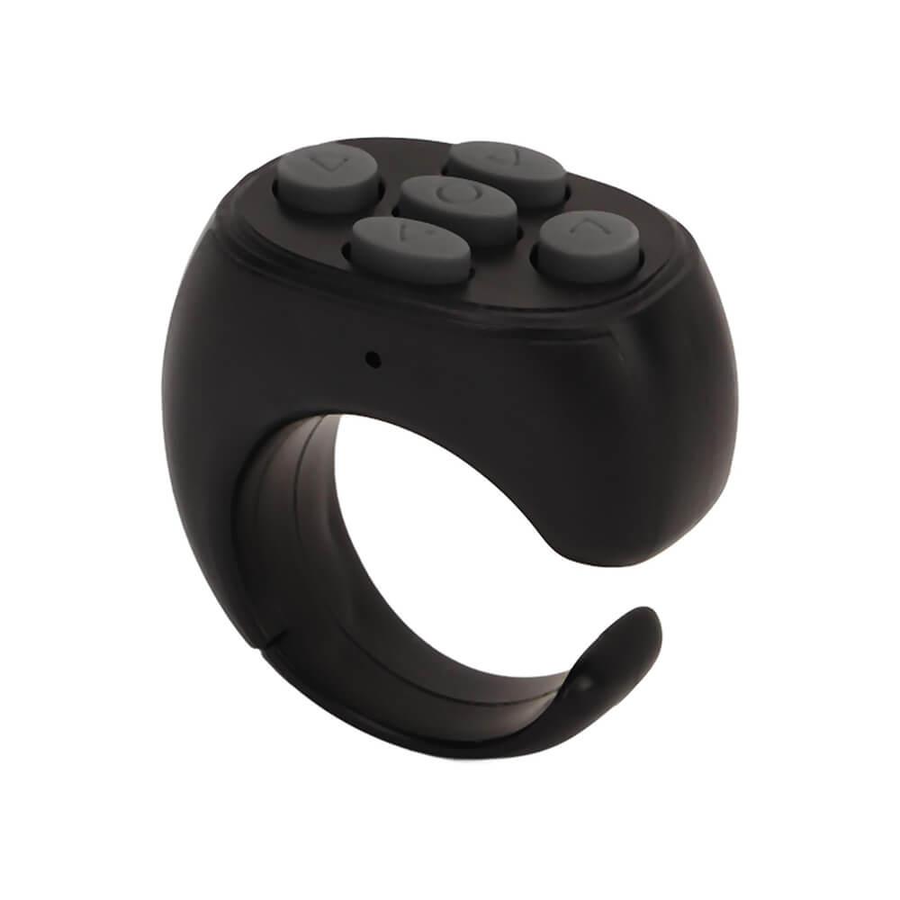 JX-05 Bluetooth 5.3 Uzaktan Kumanda Tiktok Fotoğraf Video Çekme Kumandası - Siyah